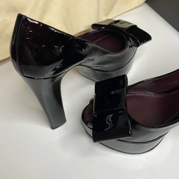 Louis Vuitton Monogram Vernis Lether Shoes - Picture 8 of 12